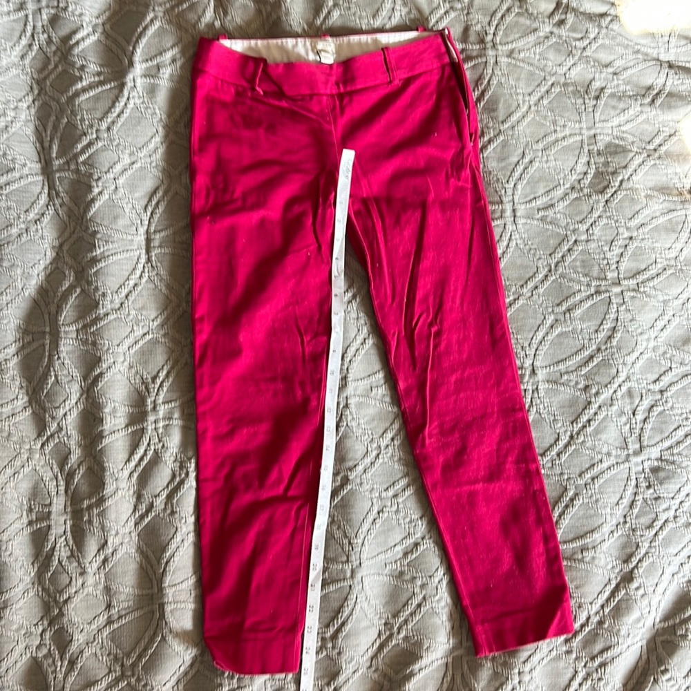 Pink J Crew Winnie Pant- size 0